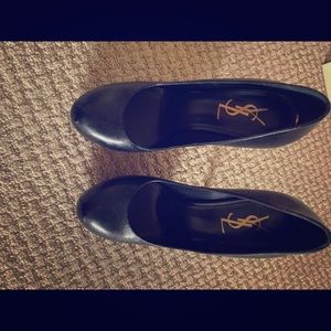 YSL Tribtoo Platforms in Black